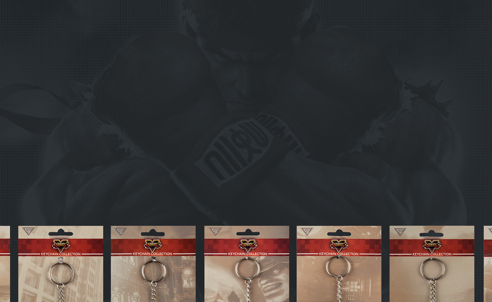 Official Street Fighter Keychains!