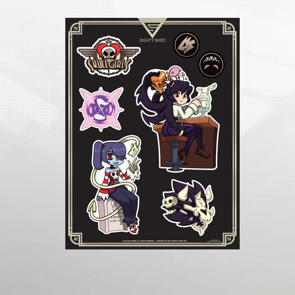Skullgirls - Parasites Sticker Sheets - Eighty Sixed