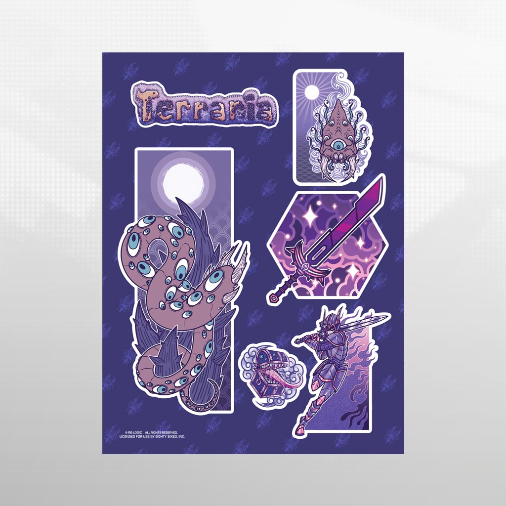 Corruption Biome Sticker Sheet