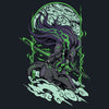 Detailed view of the Susanoo artwork featured on the Blazblue shirt.