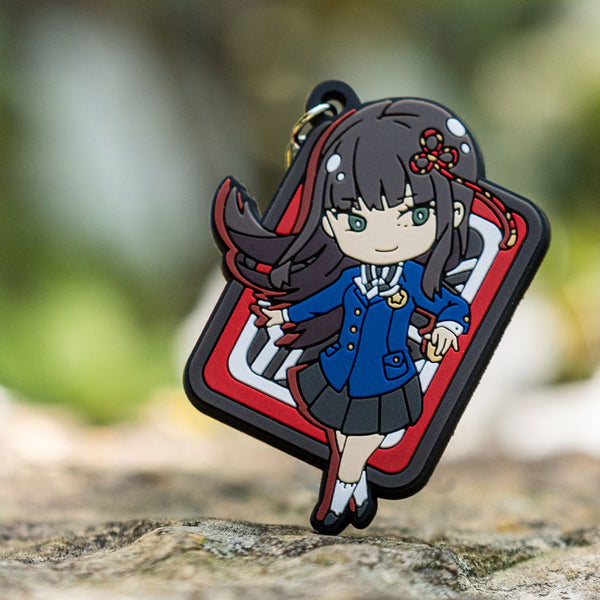 Persona 5 Rubber Strap Charm – P5 Keychain Key Ring, 2-inch, Anime Cosplay Accessory