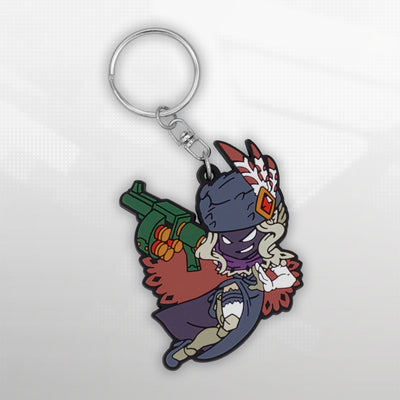 Skullgirls Black Dahlia keychain by Eighty Sixed