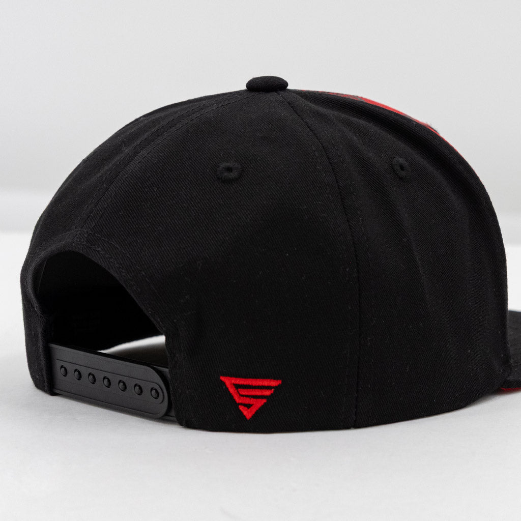 Back view of the Yasuke and Naoe design on Assassin’s Creed snapback
