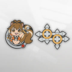 Blazblue Makoto Enamel Pin Set – Limited Edition | Eighty Sixed