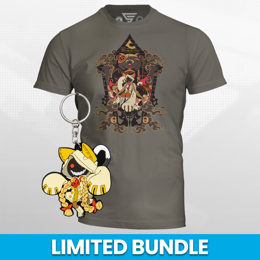 Blazblue - Taokaka Shirt and Keychain Bundle