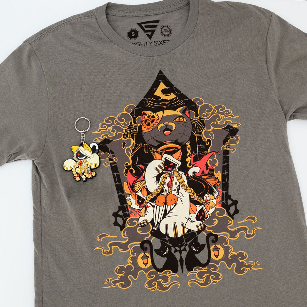 Blazblue - Taokaka Shirt and Keychain Bundle