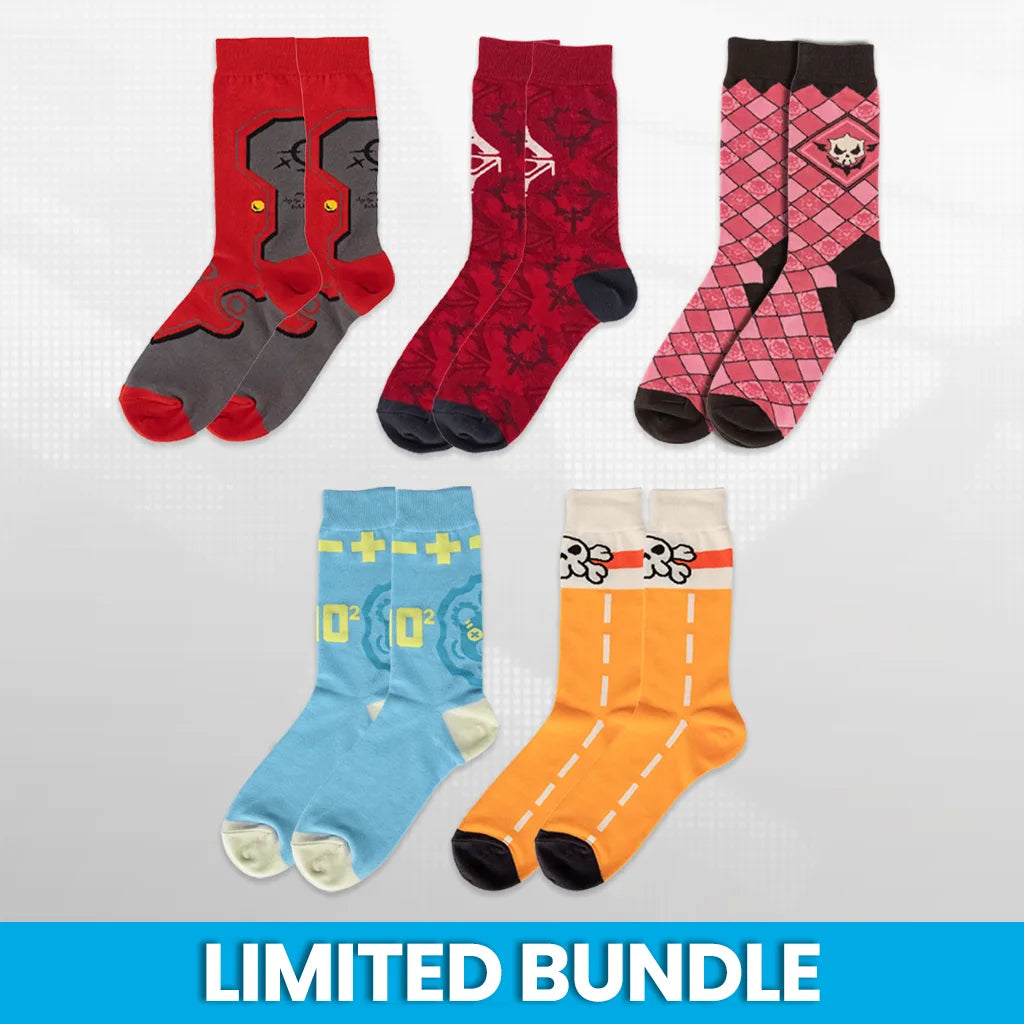 Guilty Gear - 5 Sock Bundle