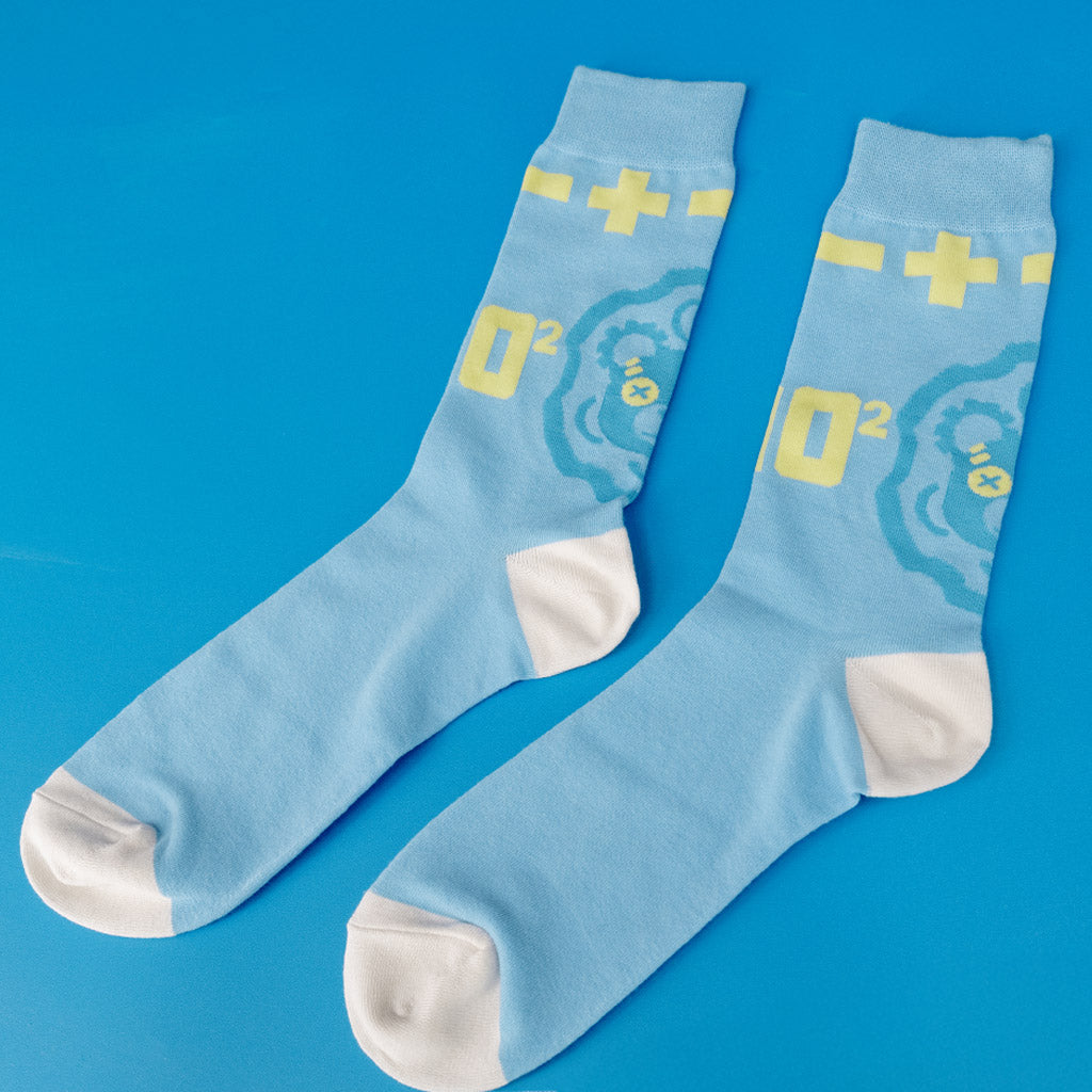 Pair of Guilty Gear Bridget crew socks official anime gaming apparel