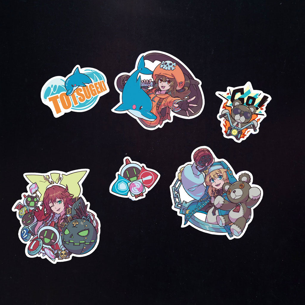 Guilty Window Sticker Guilty Gear - Strive Sticker Sheets - Eighty Sixed