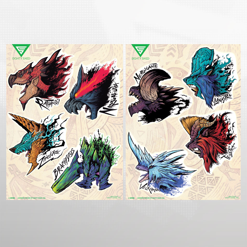 Monster Hunter - Sticker Sheets