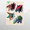 Monster Hunter - Sticker Sheets