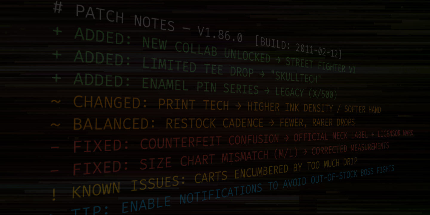 Patch Notes | Eighty Sixed