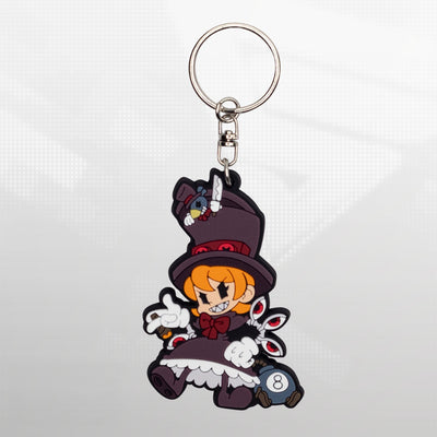 Skullgirls Peacock keychain by Eighty Sixed