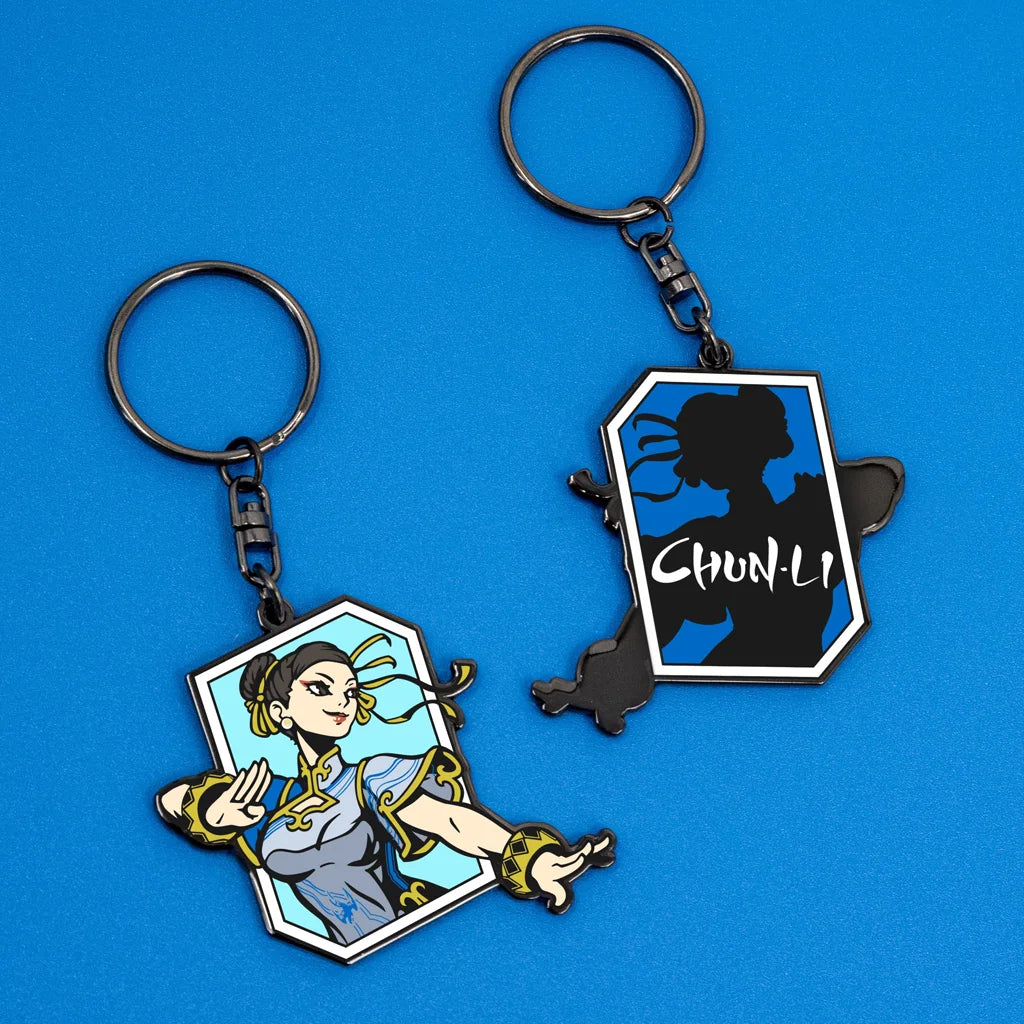 Chun-Li Metal Keychain