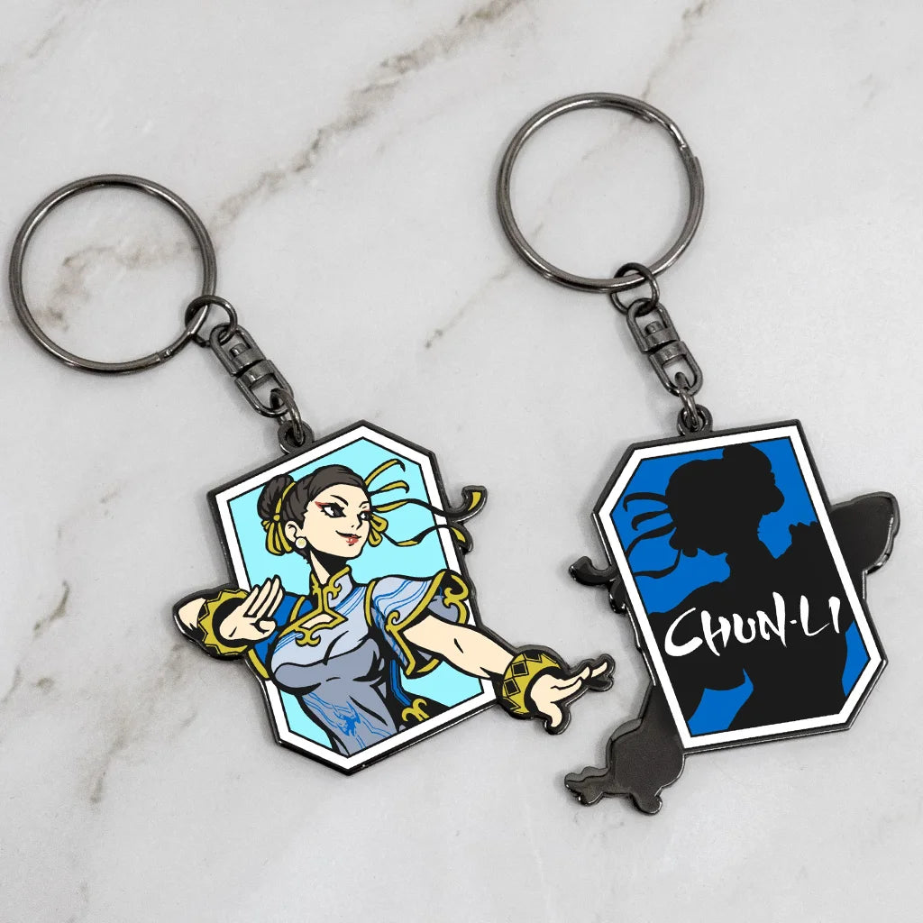 Chun-Li Metal Keychain