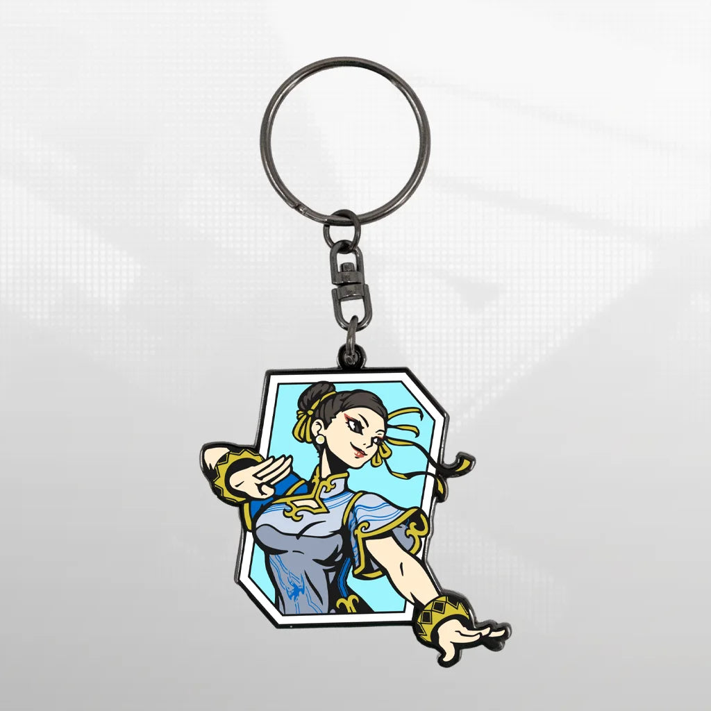 Chun-Li Metal Keychain