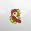 Limited Edition enamel pin of Cammy from Street Fighter in her iconic pose.
