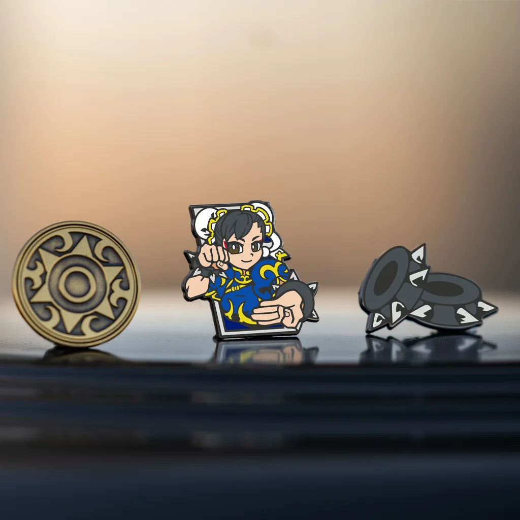 Chun Li Pin Set