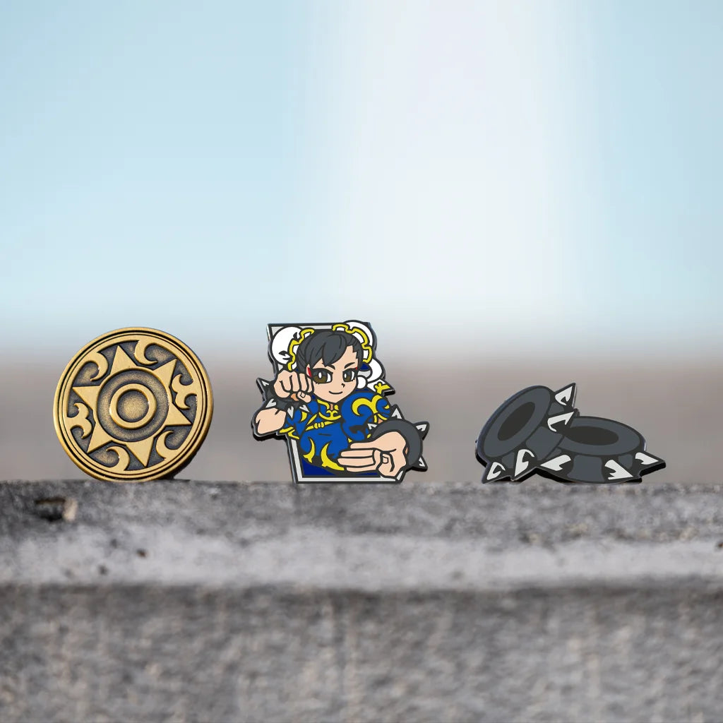Chun Li Pin Set