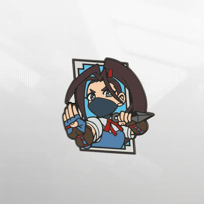 Limited edition Street Fighter pin featuring Ibuki by Eighty Sixed