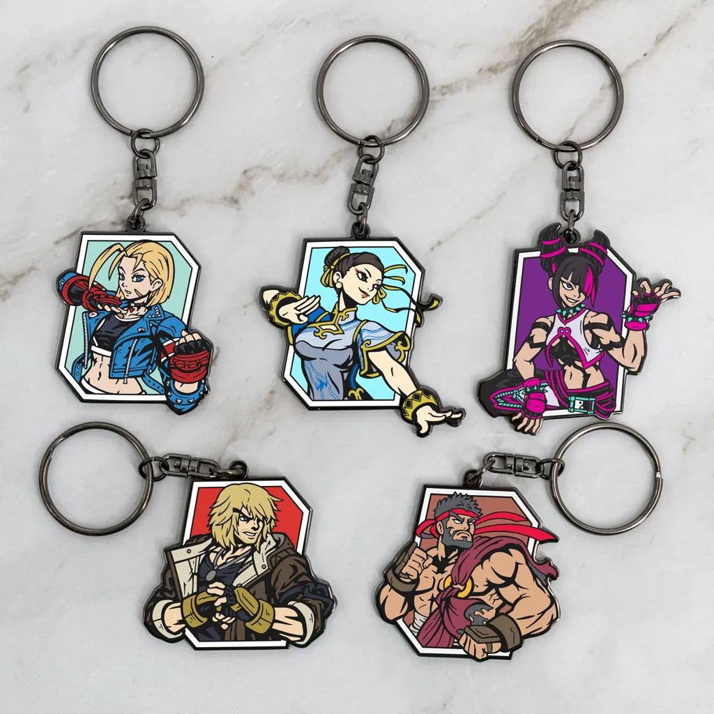 Street Fighter - Metal Keychain Bundle