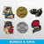 Street Fighter - Chun-Li and Ryu Pin Set Bundle