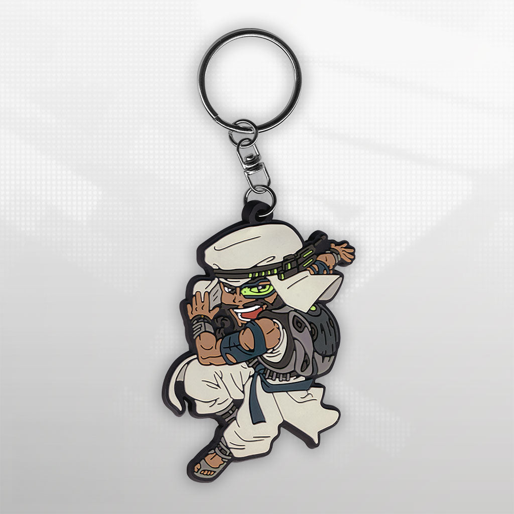 Street Fighter Nash keychain by Eighty Sixed
