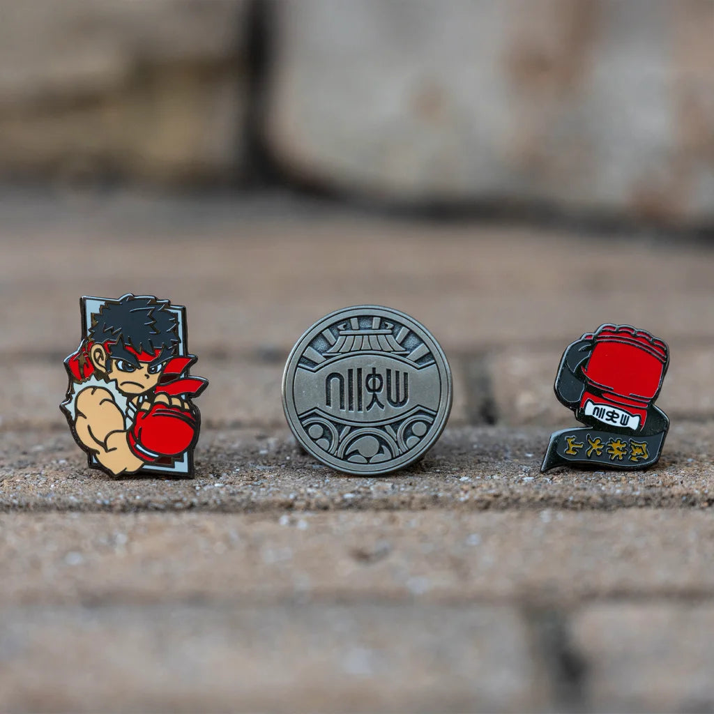 Street Fighter - Ryu Pin Set - Eighty Sixed Street Fighter - Ryu Pin Set - Eighty Sixed
