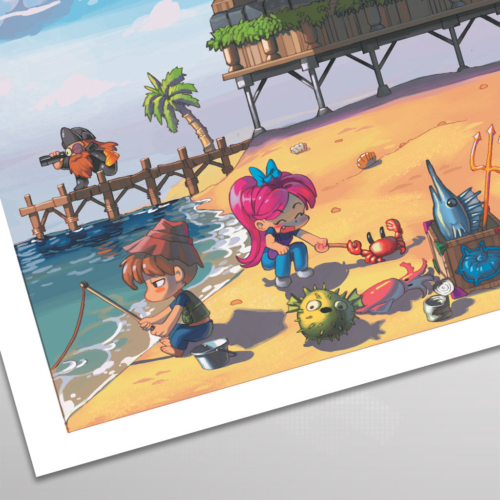Beach Day Poster