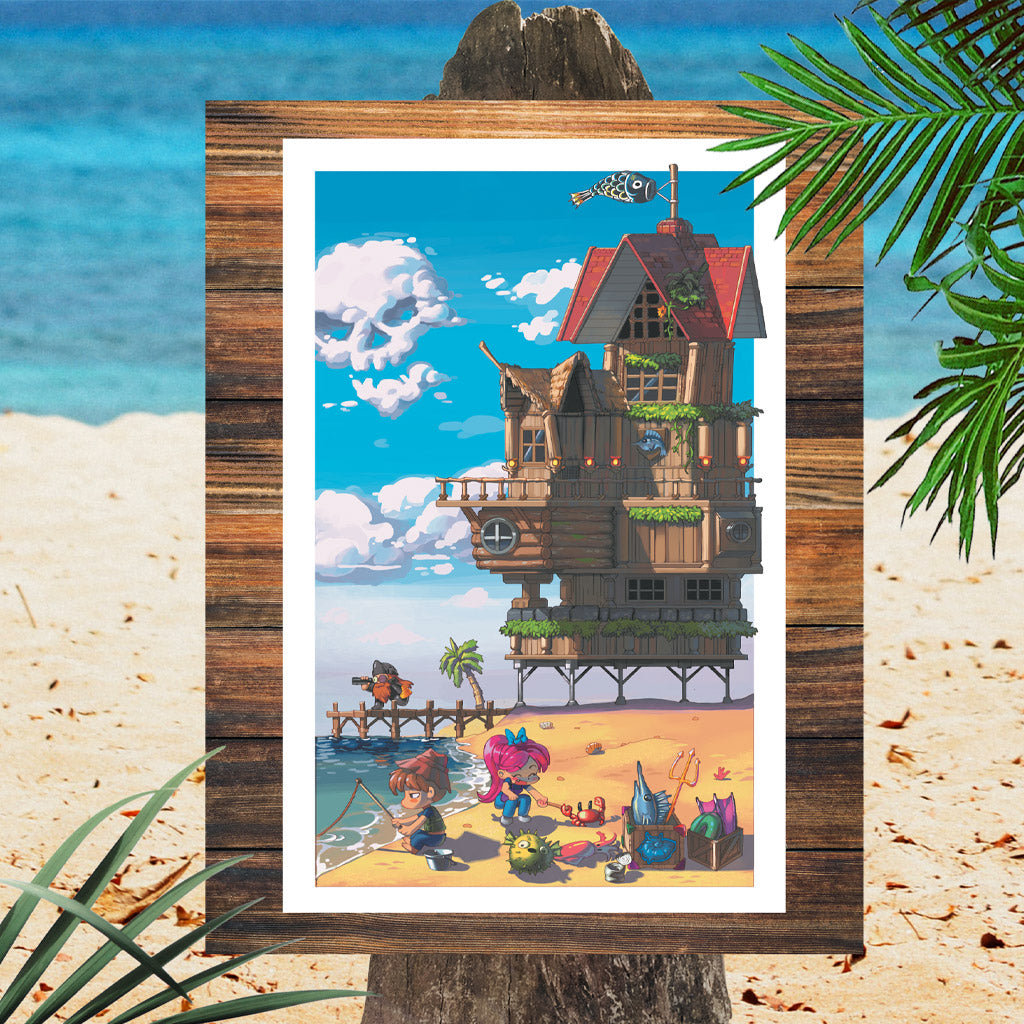 Beach Day Poster