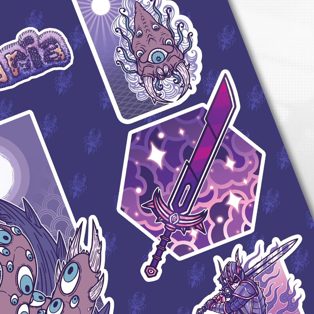 Corruption Biome Sticker Sheet