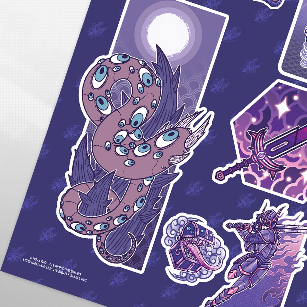 Corruption Biome Sticker Sheet