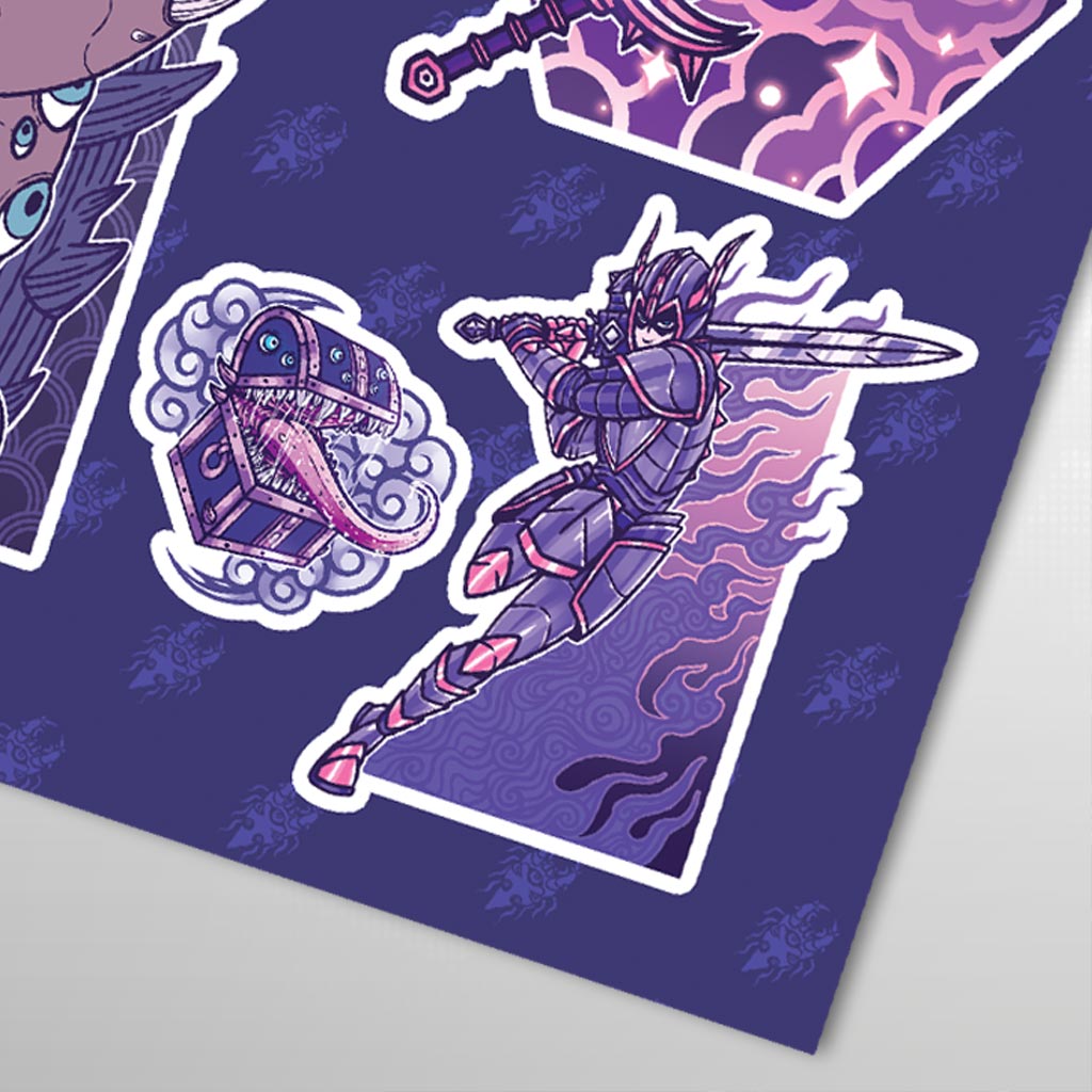 Corruption Biome Sticker Sheet