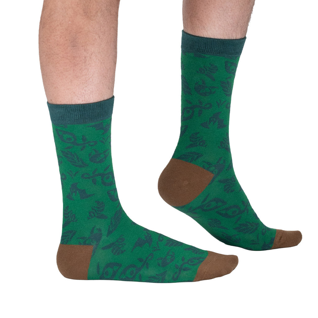 Jungle Biome Socks