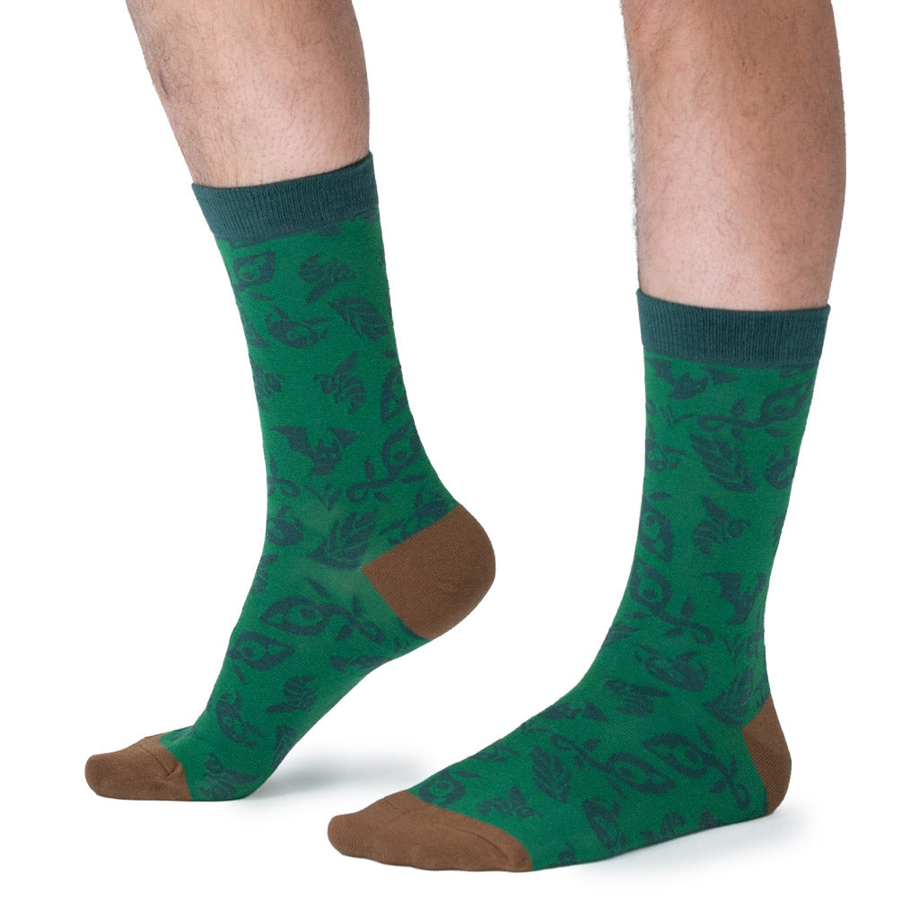 Jungle Biome Socks