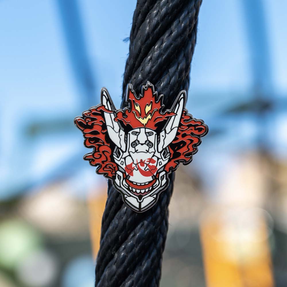 Guilty Gear Nagoriyuki Mask limited edition pin by Eighty Sixed