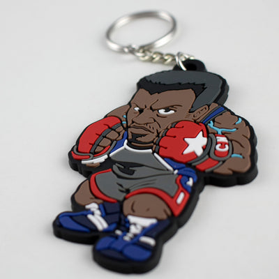 Closeup of the Killer Instinct TJ Combo Keychain