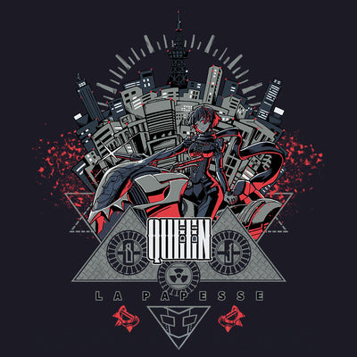 Persona 5 Queen T-Shirt Design by Eighty Sixed