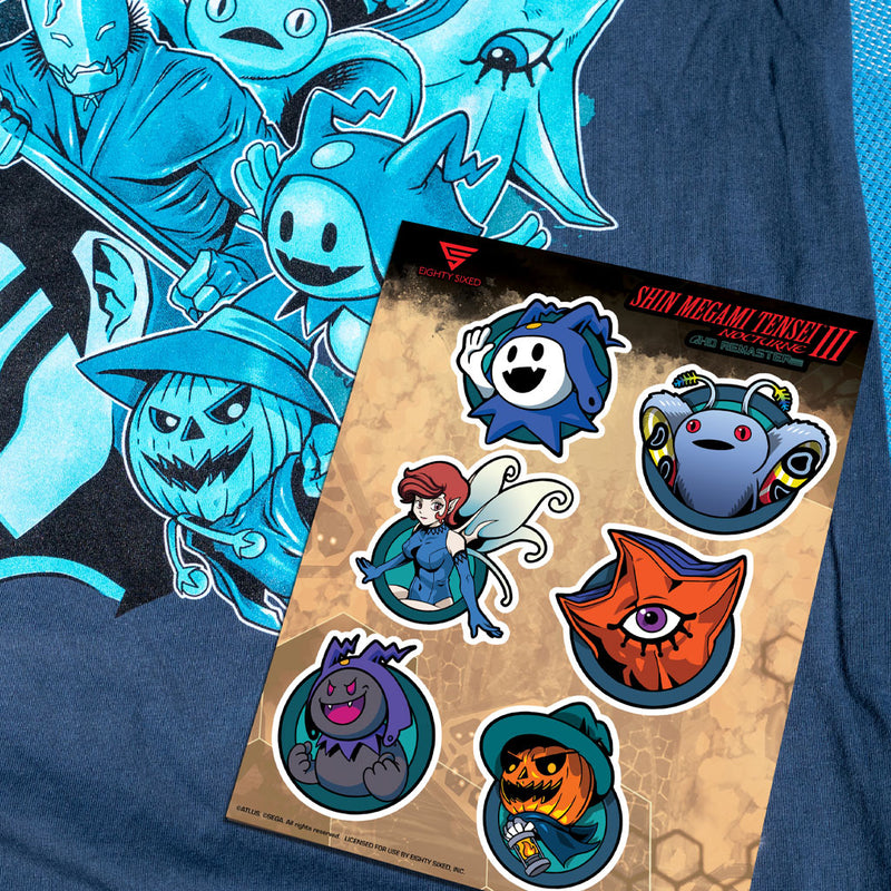 Nocturne Sticker Sheet - Eighty Sixed