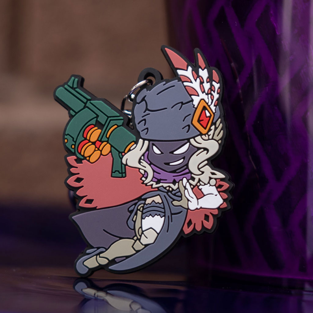 Skullgirls Black Dahlia keychain by Eighty Sixed