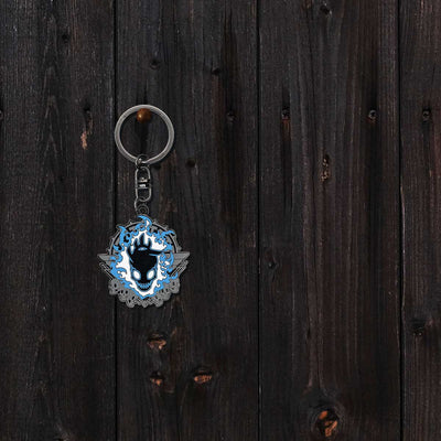 Skullgirls Skull Heart Metal Keychain