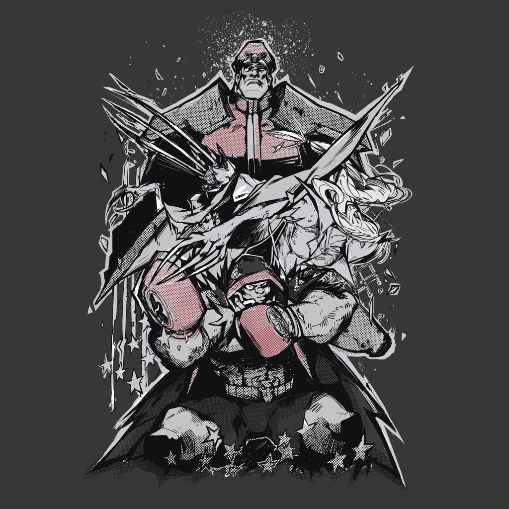 Street Fighter Four Kings T-Shirt Design by Eighty Sixed