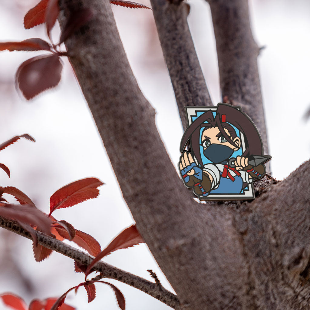 Limited edition Street Fighter pin featuring Ibuki by Eighty Sixed