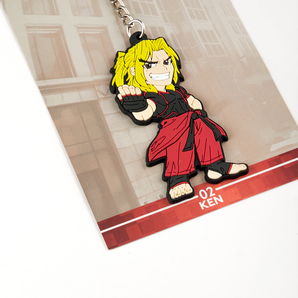Street Fighter Keychain featuring Ken by Eighty Sixed