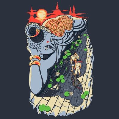 Street Fighter King's Court T-shirt Design by Eighty Sixed