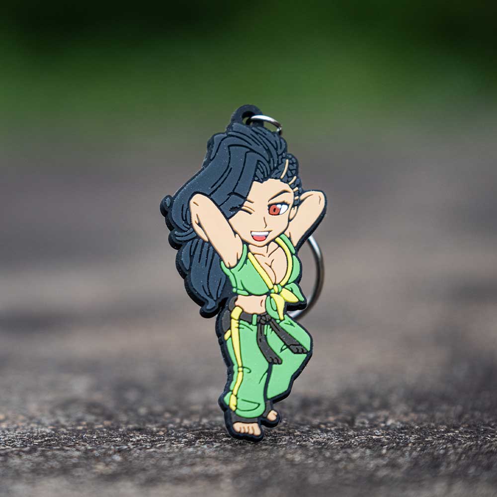 Street Fighter Laura keychain by Eighty Sixed