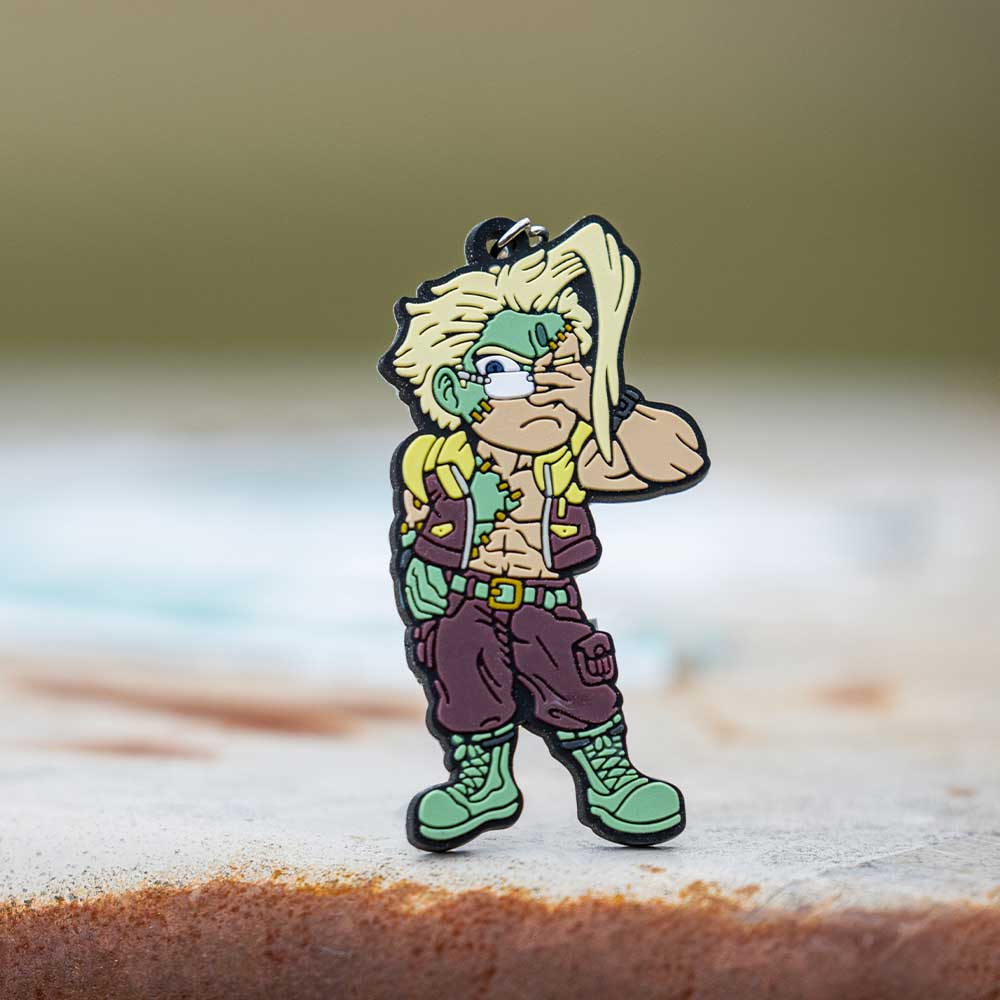 Street Fighter Nash keychain by Eighty Sixed
