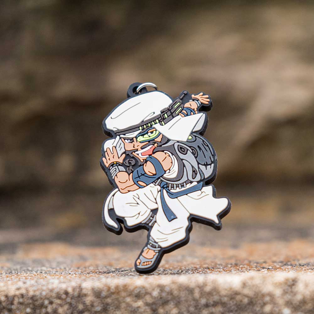 Street Fighter Nash keychain by Eighty Sixed