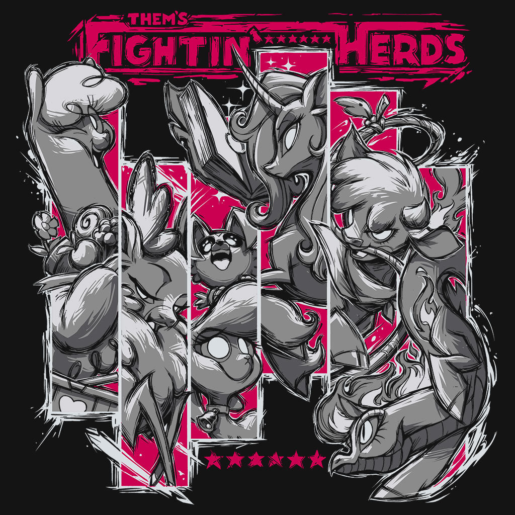 Them&#39;s Fightin&#39; Herds T-Shirt Design by Eighty Sixed